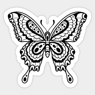 Abstract butterfly Sticker